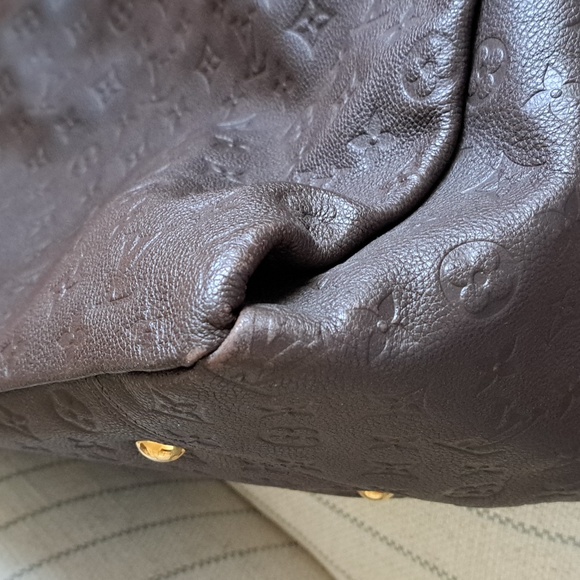 Louis Vuitton Artsy MM chocolate brown empreinte - Picture 16 of 16